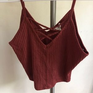 Orange tank top